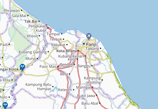 Mapa Kampung Bunut Payong
