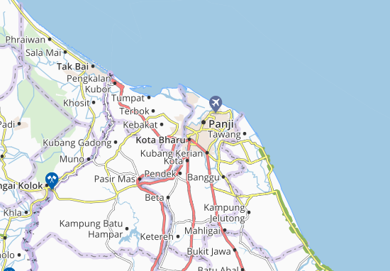 Carte-Plan Kampung Kweng Dollah
