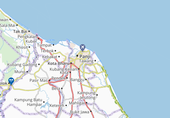 Mapa Kampung Panchor
