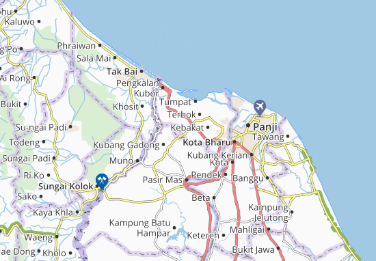 Mapa Kampung Cherang Melintang