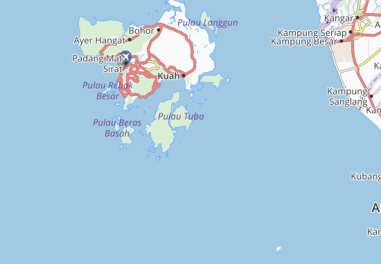 Mapa Pulau Selang Besar