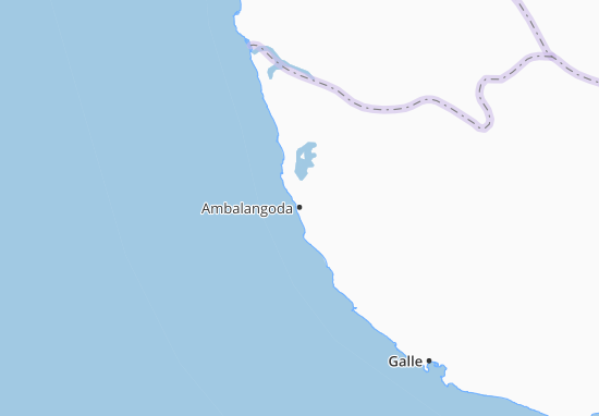 Mapa Ambalangoda