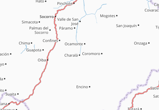 Mapa Charalá