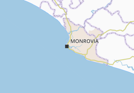 Kaart Plattegrond Monrovia