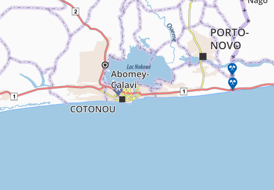 Abokicodji-Centre Map