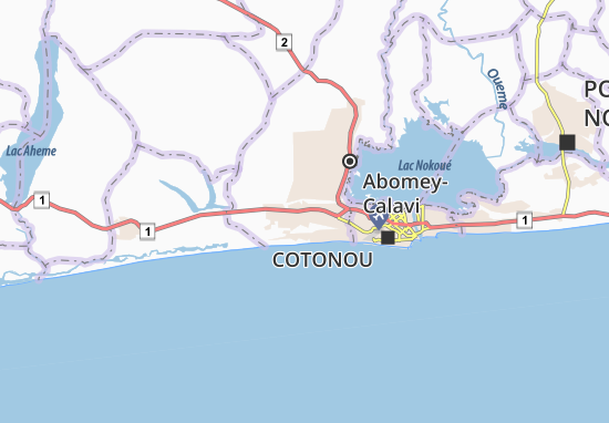 Mapa Cocotomey