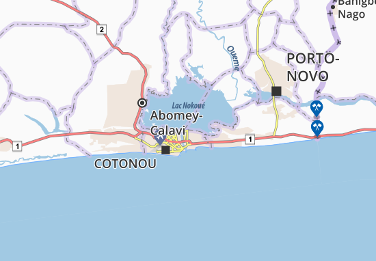 Karte Stadtplan Agbodjèdo