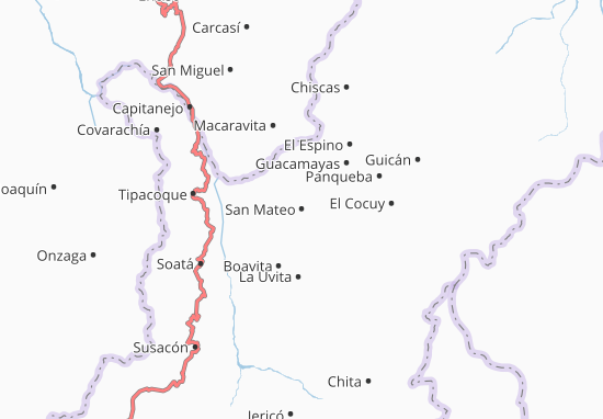 Mapa San Mateo