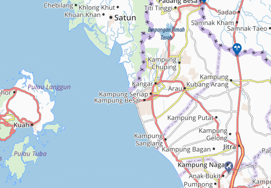 Karte Stadtplan Kuala Perlis