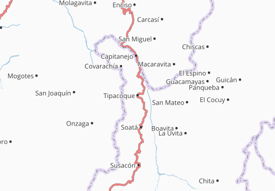 Kaart Plattegrond Tipacoque