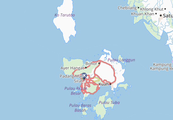 Karte Stadtplan Pulau Jemurok