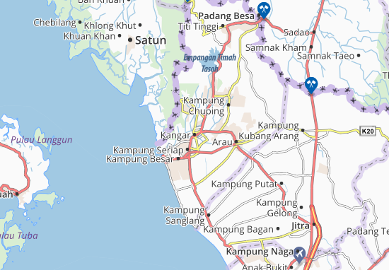 Kangar Map