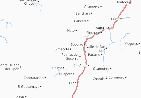 Mapa Simacota