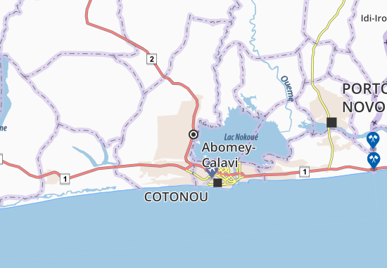 Karte Stadtplan Abomey-Calavi