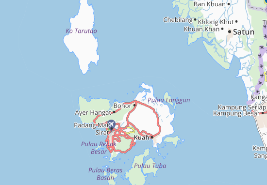 Karte Stadtplan Pulau Pasir