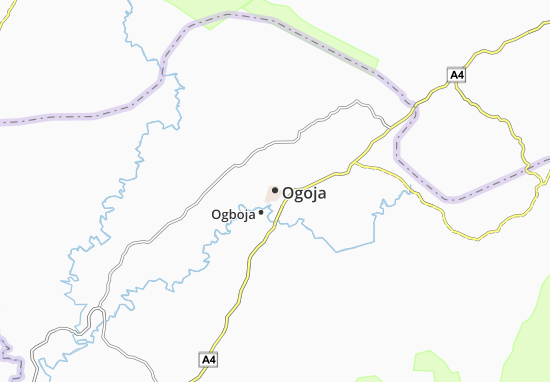 Mapa Ogoja