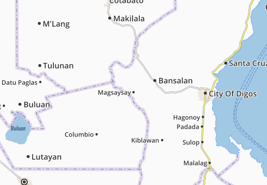 Karte Stadtplan Magsaysay