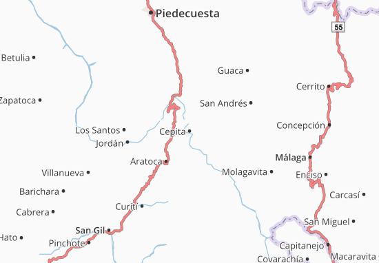Karte Stadtplan Cepita
