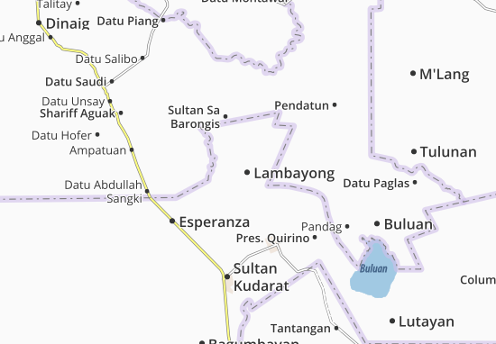 Karte Stadtplan Lambayong