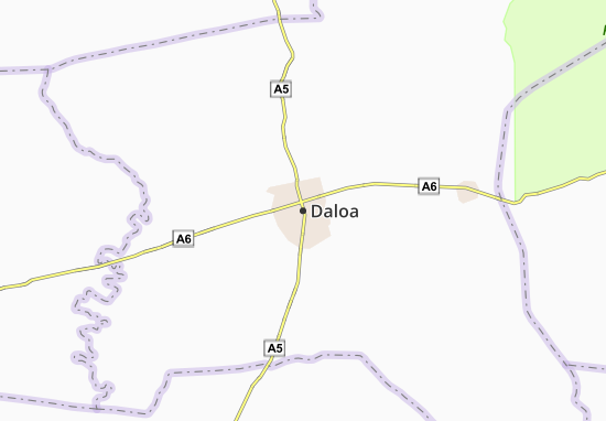 Mapa Daloa