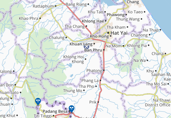 Mapa Khlong Hoi Khong
