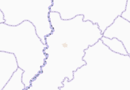 Karte Stadtplan Zouan-Hounien
