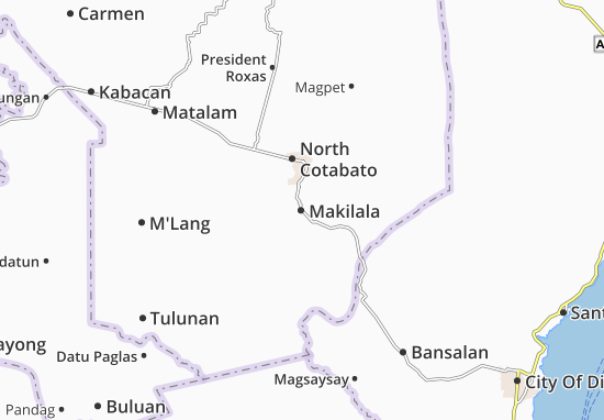 Makilala Map