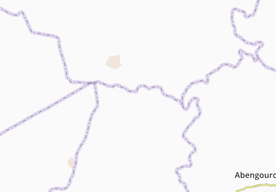Kaart Plattegrond Kouassikouro