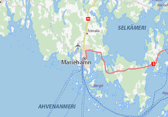 Mapa Mariehamn