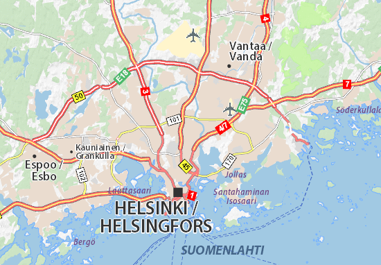 Mapa Oulunkylä