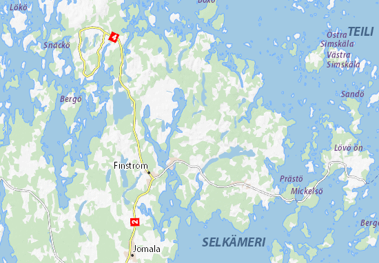 Mapa Saltvik
