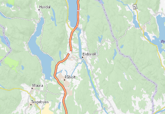 Mapa Eidsvoll