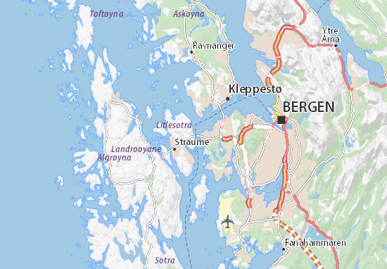 Mapa Knarrevik