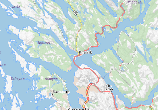 Knarvik Map