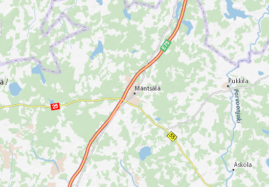 Mapa Mäntsälä