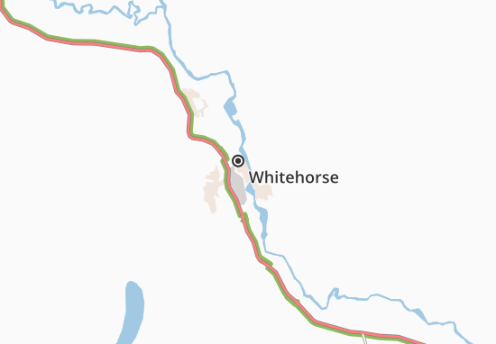 Mapa Whitehorse