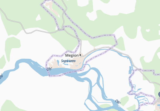 Kaart Plattegrond Megion
