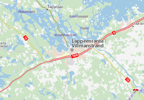 Mapa Lappeenranta