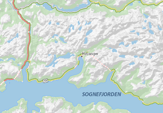 Mapa Høyanger