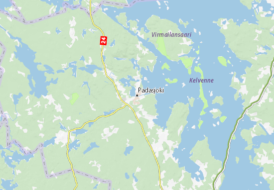 Mapa Padasjoki