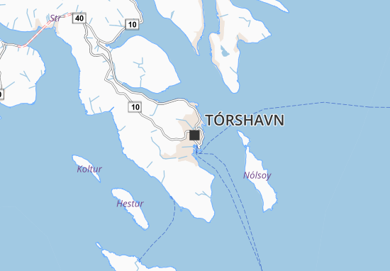 Mapa Tórshavn