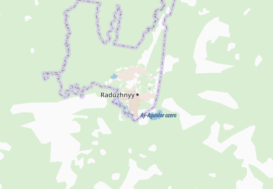 Mapa Raduzhnyy