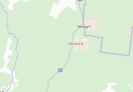 Mapa Pleseck