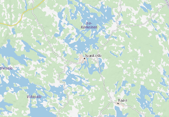 Mapa Juankoski