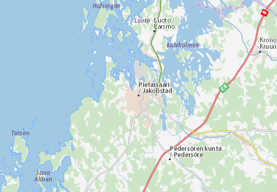 Mapa Pietarsaari