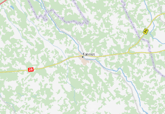 Karte Stadtplan Kannus