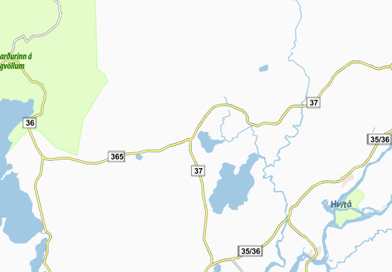Mapa Laugarvatn