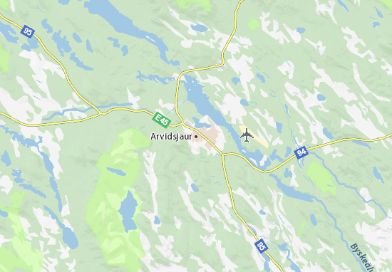 Mapa Arvidsjaur