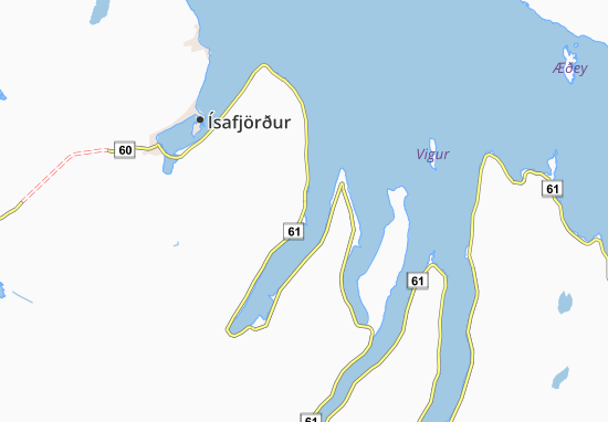 Mapa Súðavík