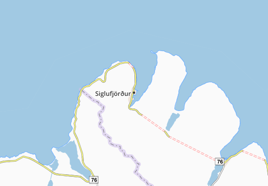 Mapa Siglufjörður